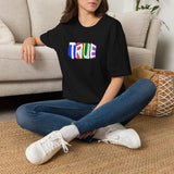 TRUE Rainbow Block T-Shirt — Colorful Retro Pride Tee