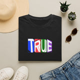 TRUE Rainbow Block T-Shirt — Colorful Retro Pride Tee