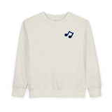 Toddler Music Note Sweatshirt — Crewneck for Kids