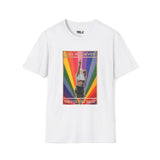 Equality Pride T-Shirt — Rainbow 'Kiss Whoever The Person You Want' Graphic Tee