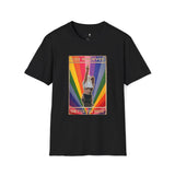 Equality Pride T-Shirt — Rainbow 'Kiss Whoever The Person You Want' Graphic Tee