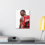 Polygon Style G.O.A.T. Canvas Print — Stretched 1.5"